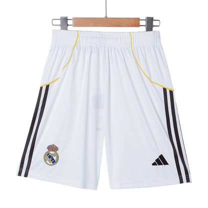 Short de foot domicile Real Madrid 2025/26 pour homme