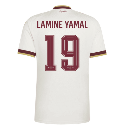 Maillot de Foot Extérieur Homme Espagne Coupe du Monde 2026 LAMINE YAMAL #19