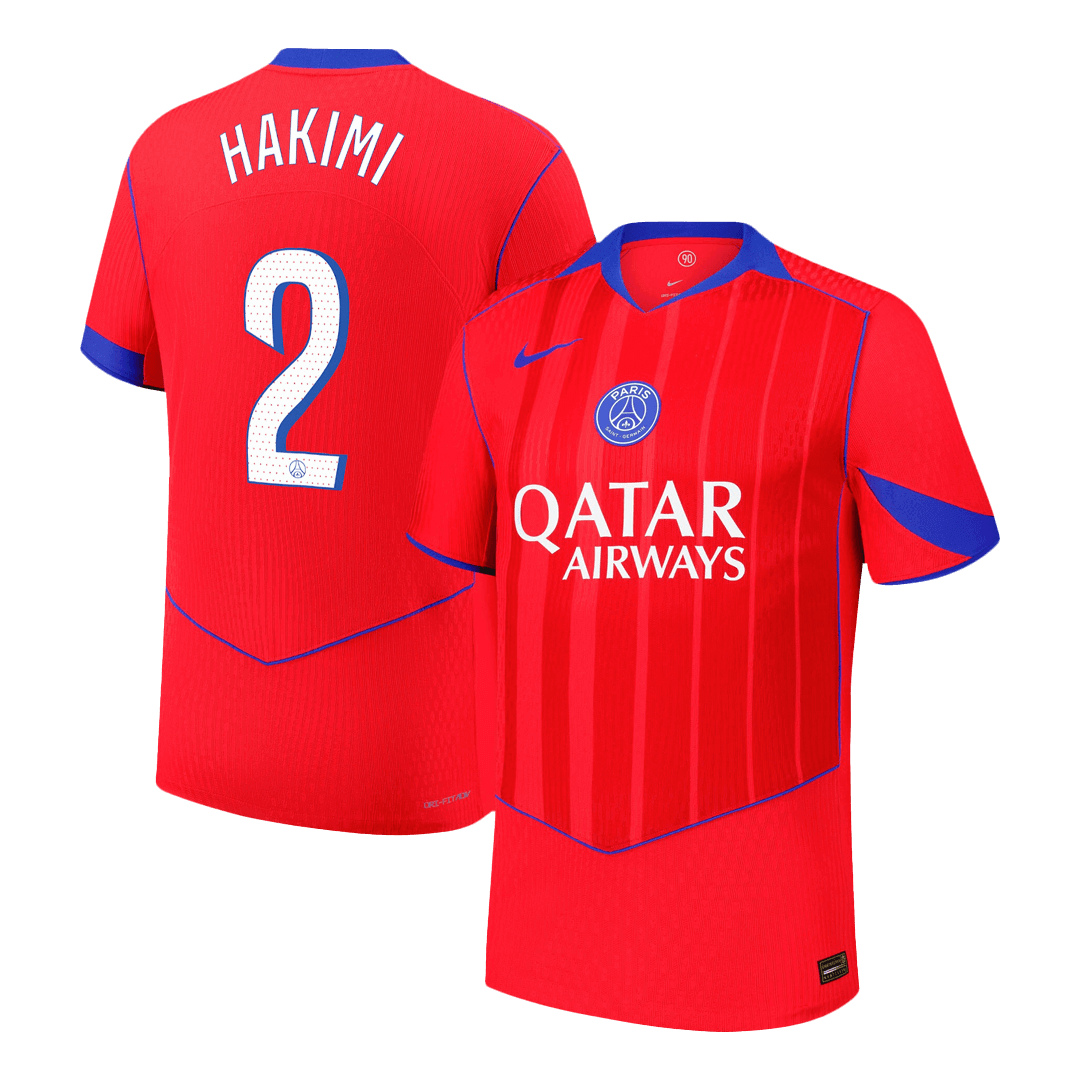 Maillot de Foot HAKIMI #2 Homme PSG 2025/26 Troisième Maillot Extérieur Version Joueur - Coupe Ajustée