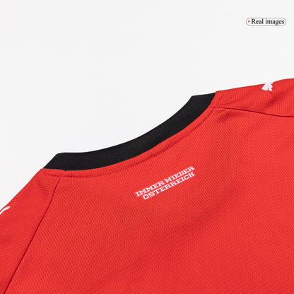 Ensemble Maillot Domicile de Football Autriche Coupe du Monde 2026 pour Enfant