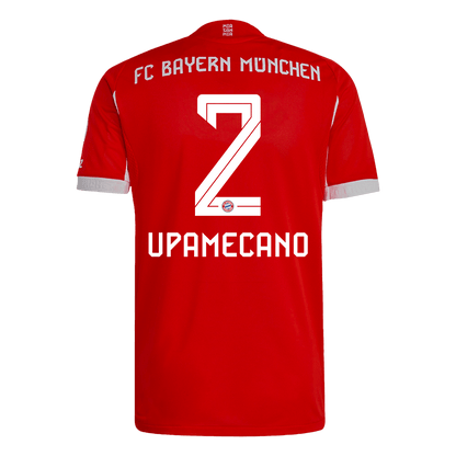 UPAMECANO #2 Maillot de foot domicile Bayern Munich 2025/26 version joueur homme - Coupe ajustée