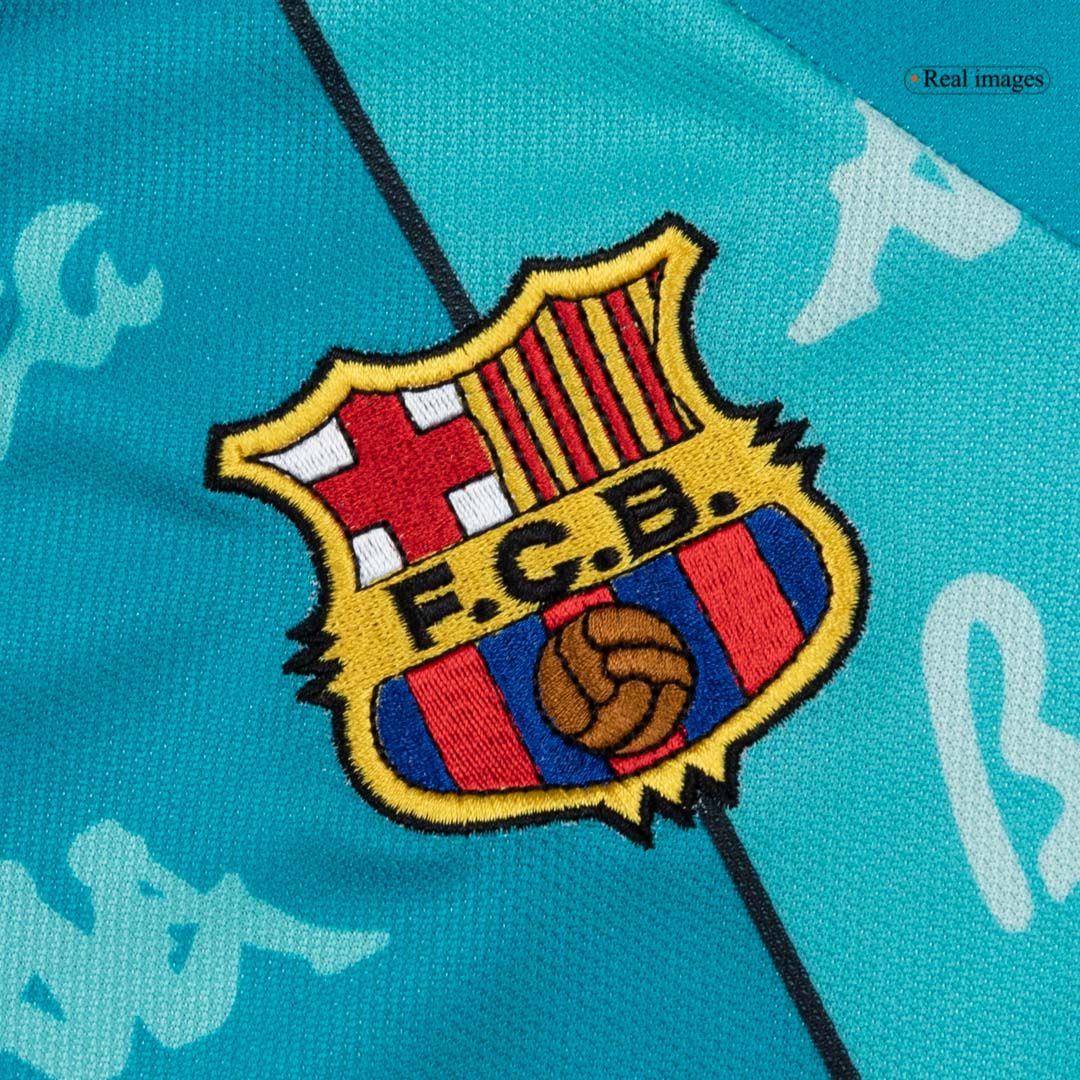Maillot de Foot Rétro Extérieur Barcelone 1996/97 pour Homme