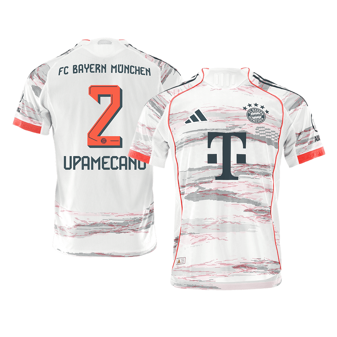 MAILLOT UPAMECANO #2 Extérieur Homme Bayern Munich Saison 2025/26 Version Joueur - Coupe Slim