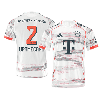 MAILLOT UPAMECANO #2 Extérieur Homme Bayern Munich Saison 2025/26 Version Joueur - Coupe Slim