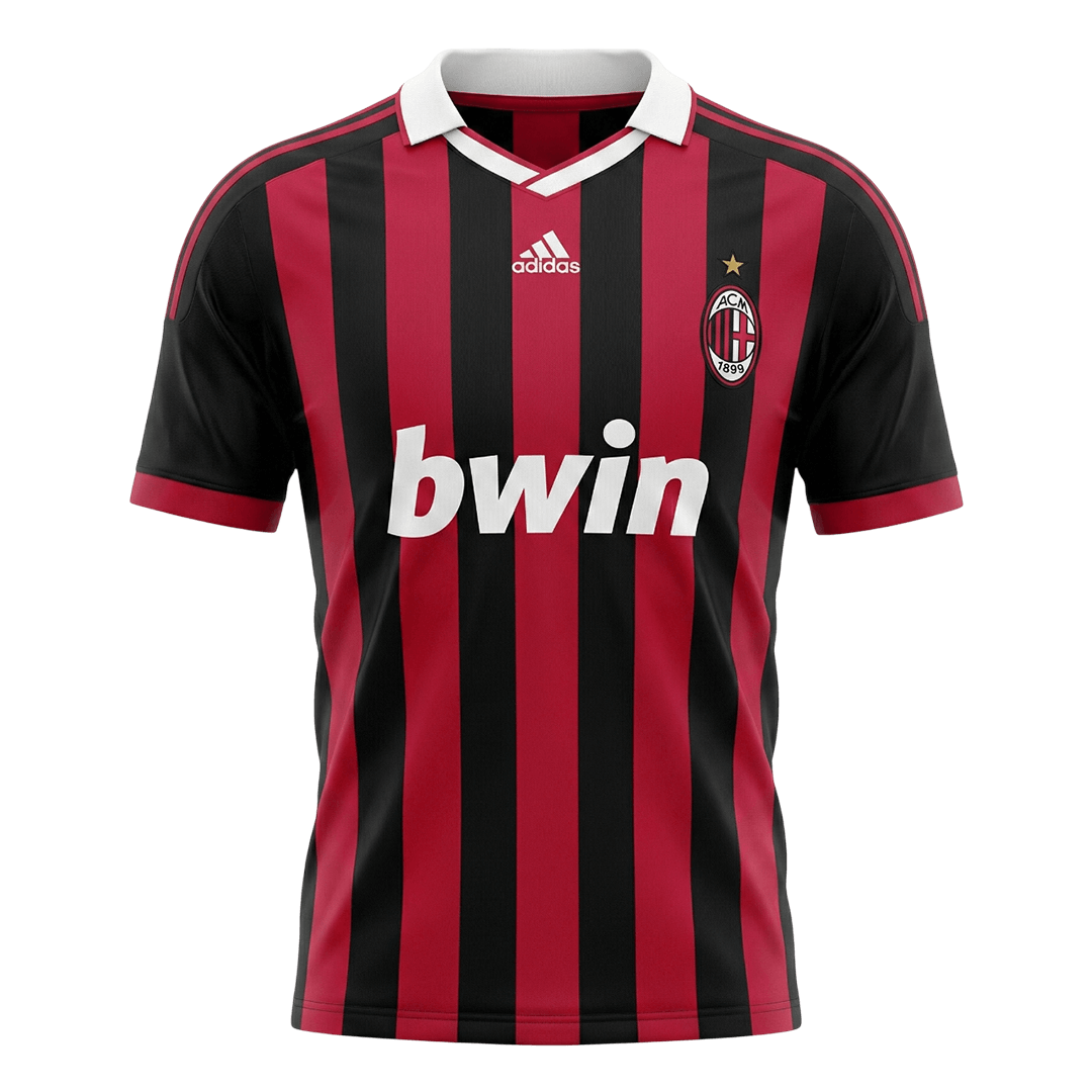Maillot de Foot Rétro Domicile Homme AC Milan 2009/10