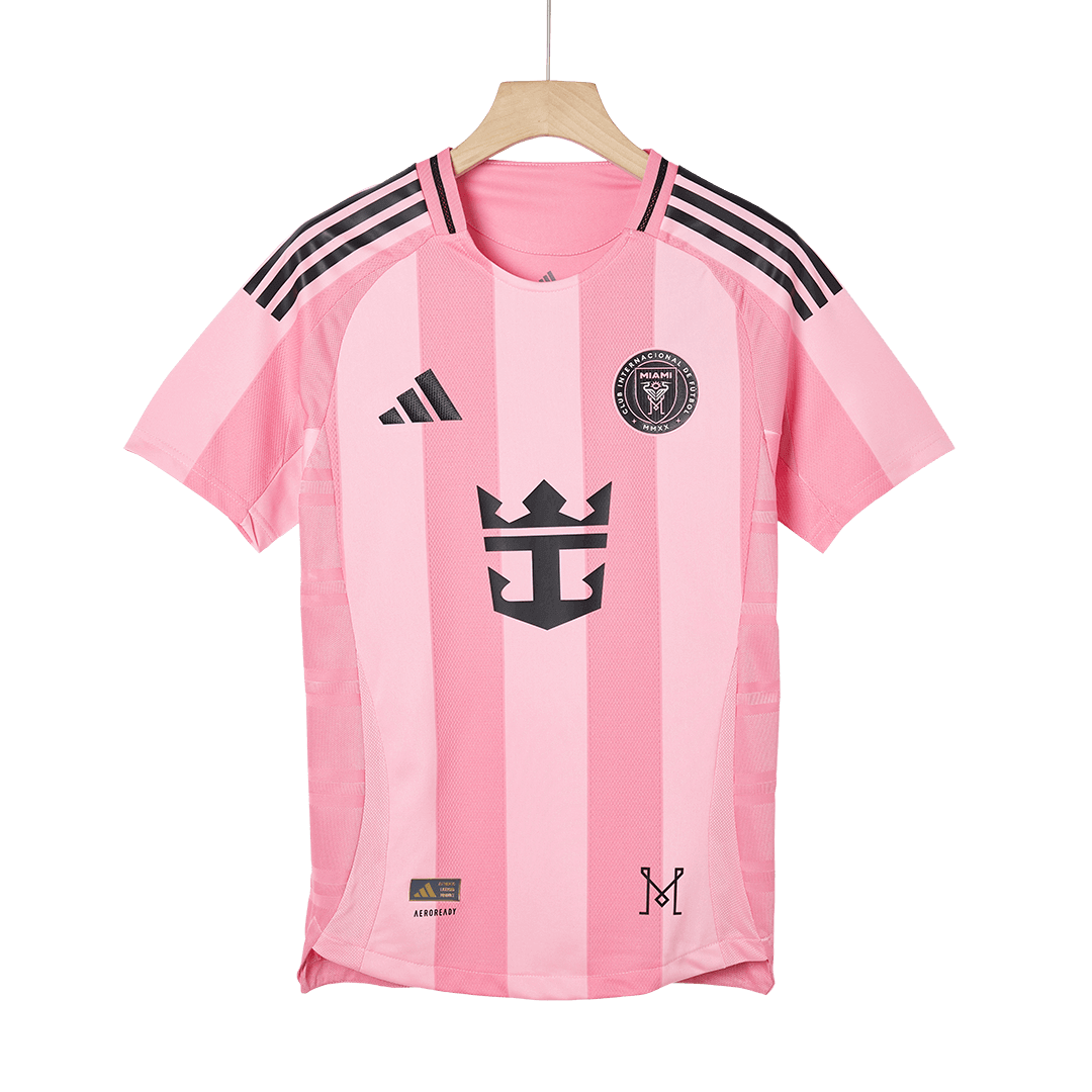 Maillot de football domicile Inter Miami CF 2025 DE PAUL #7 pour homme - Version joueur - Coupe ajustée