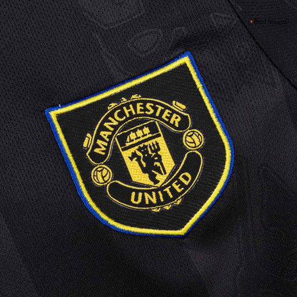 Maillot de football enfant Manchester United Troisième Extérieur 2025/26 Kit Complet