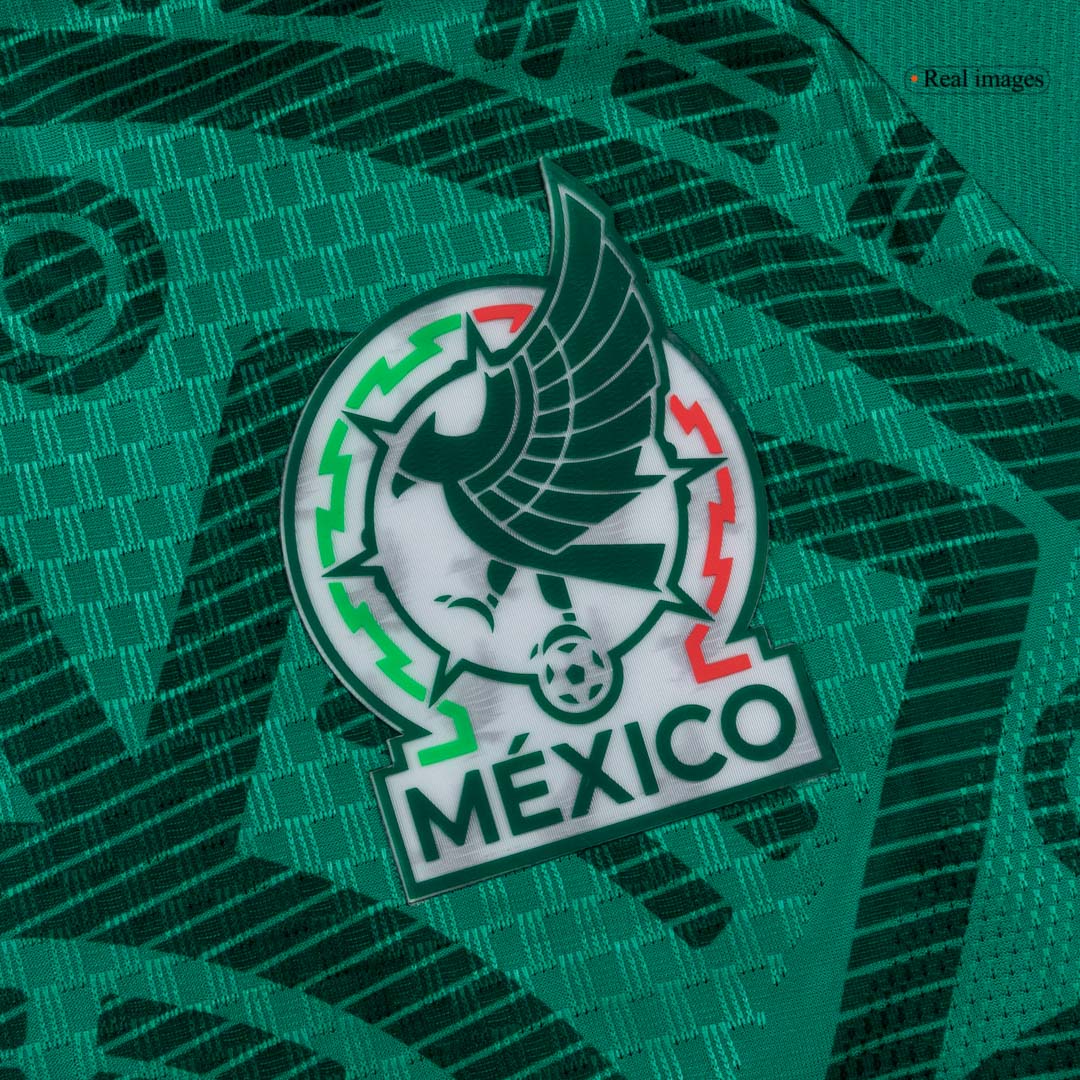 Maillot de football domicile homme version joueur S.GIMENEZ #11 Mexique Coupe du Monde 2026 - Coupe ajustée