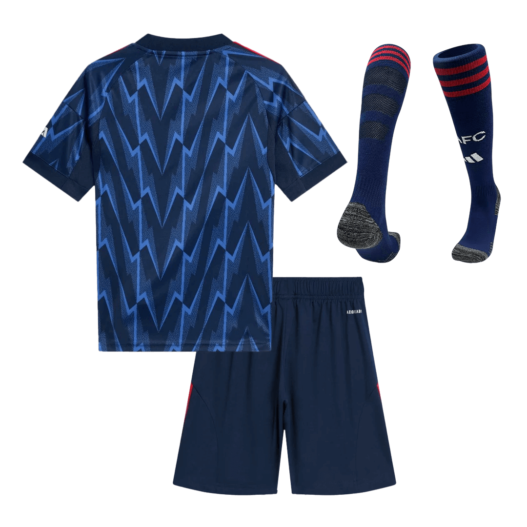 Kit complet maillot de football extérieur Arsenal Enfant 2025/26