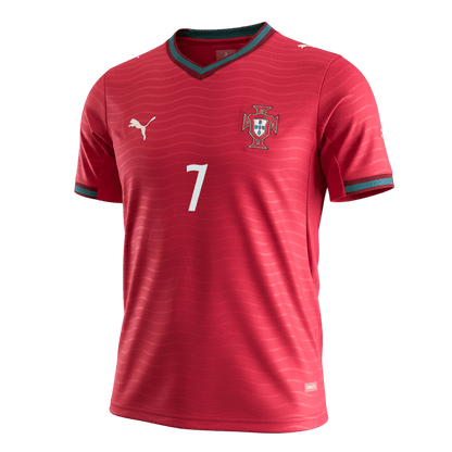Maillot de football domicile homme RONALDO #7 Portugal Coupe du Monde 2026