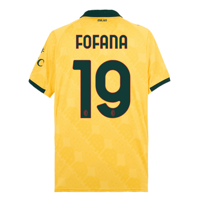 Maillot de Foot FOFANA #19 AC Milan Troisième Extérieur Homme 2025/26