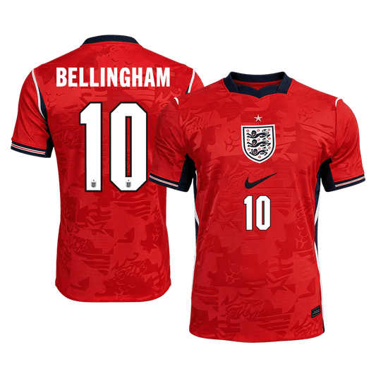 BELLINGHAM #10 Men's England World Cup 2026 Player Version Away Soccer Jersey - Slim Fit