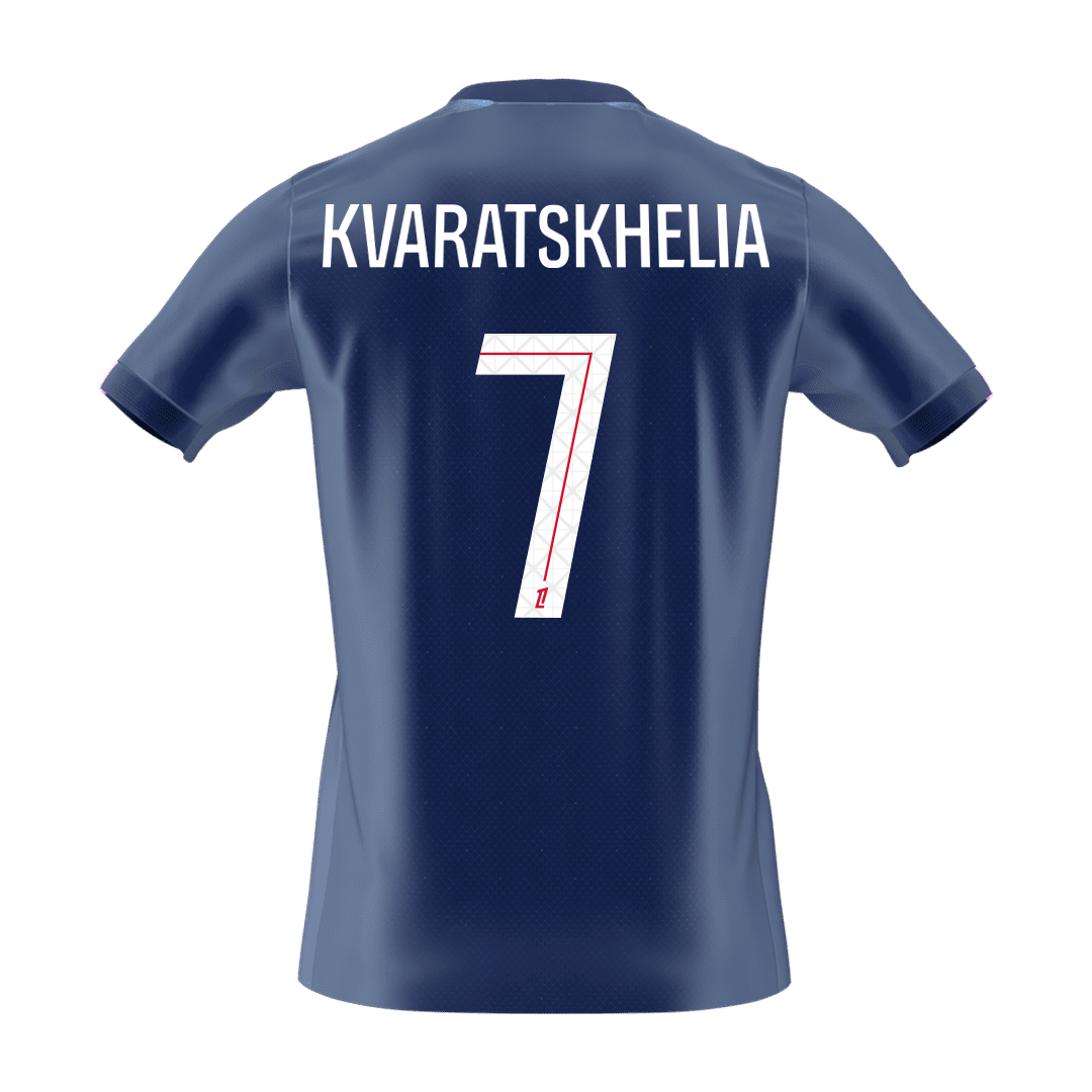 Maillot de football domicile PSG 2025/26 KVARATSKHELIA #7 pour homme [PREMIUM]