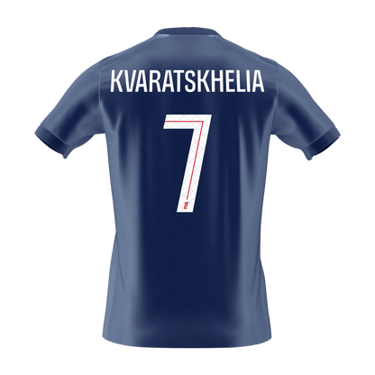 Maillot de football domicile PSG 2025/26 KVARATSKHELIA #7 pour homme [PREMIUM]