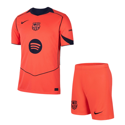 Ensemble Maillot et Short de Football Extérieur Troisième Maillot du FC Barcelone 2025/26 pour Hommes