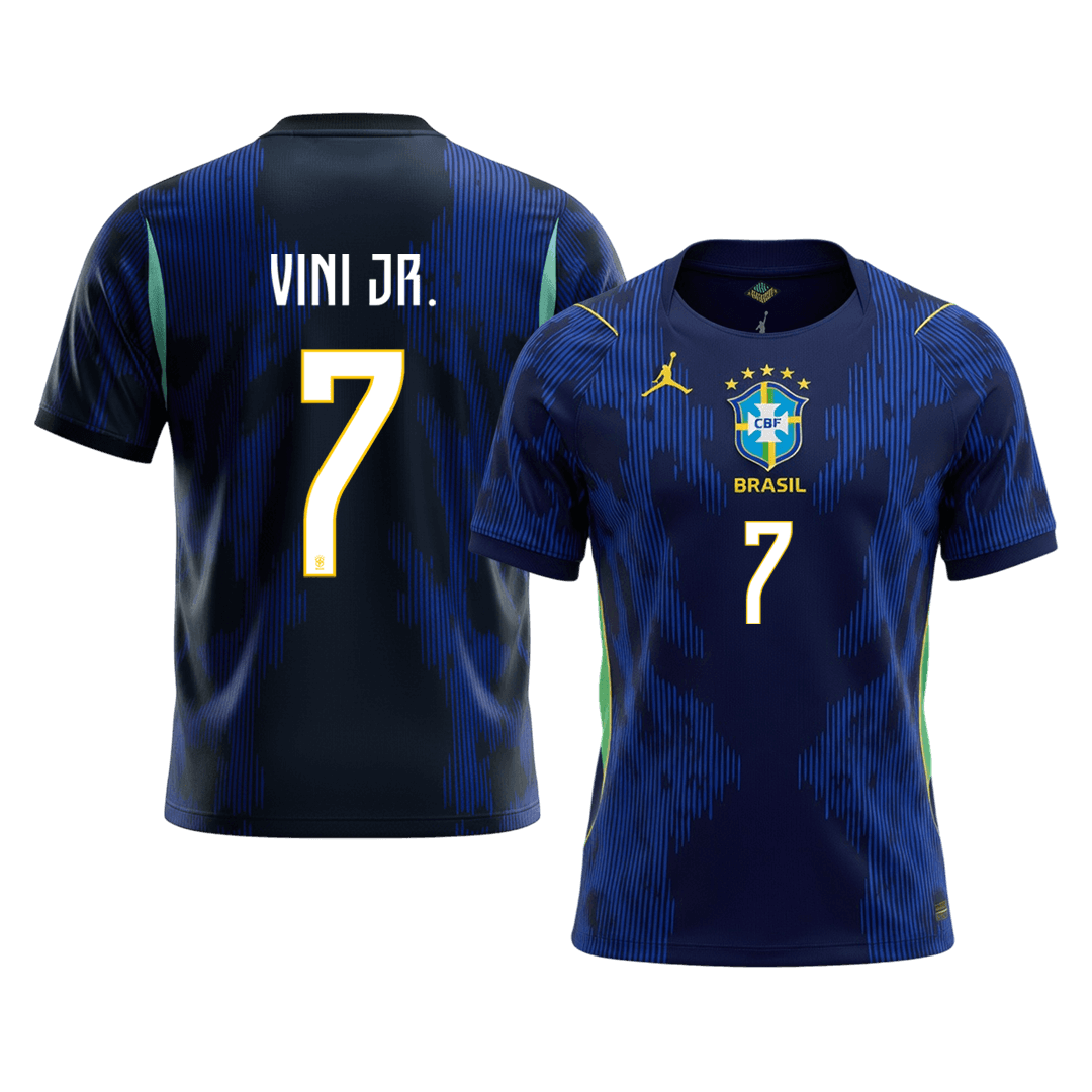 MAILLOT DE FOOTBALL EXTÉRIEUR BRESIL COUPE DU MONDE 2026 HOMME VINI JR. #7