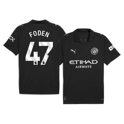 Maillot de Foot Extérieur Homme Manchester City 2025/26 - FODEN #47
