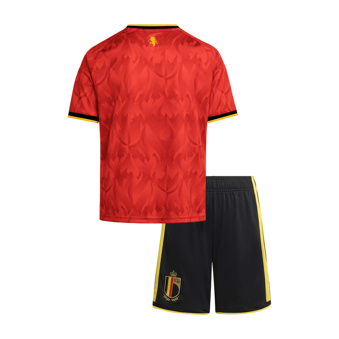 Maillot de football domicile Belgique Coupe du Monde 2026 pour enfant