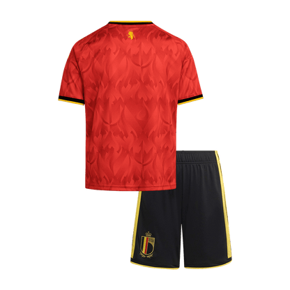 Maillot de football domicile Belgique Coupe du Monde 2026 pour enfant