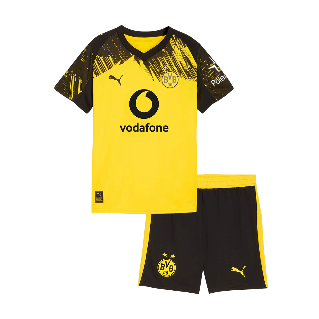 Ensemble Maillot de Foot Domicile Enfant Borussia Dortmund 2025/26