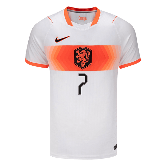 XAVI #7 Camiseta de Fútbol de Visitante de Holanda Mundial 2026 para Hombre