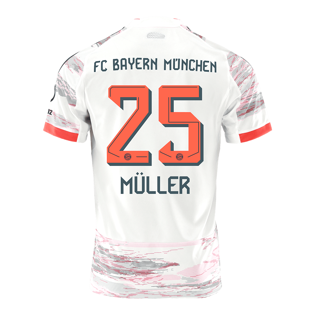 Maillot de foot extérieur MÜLLER #25 Homme Bayern Munich 2025/26