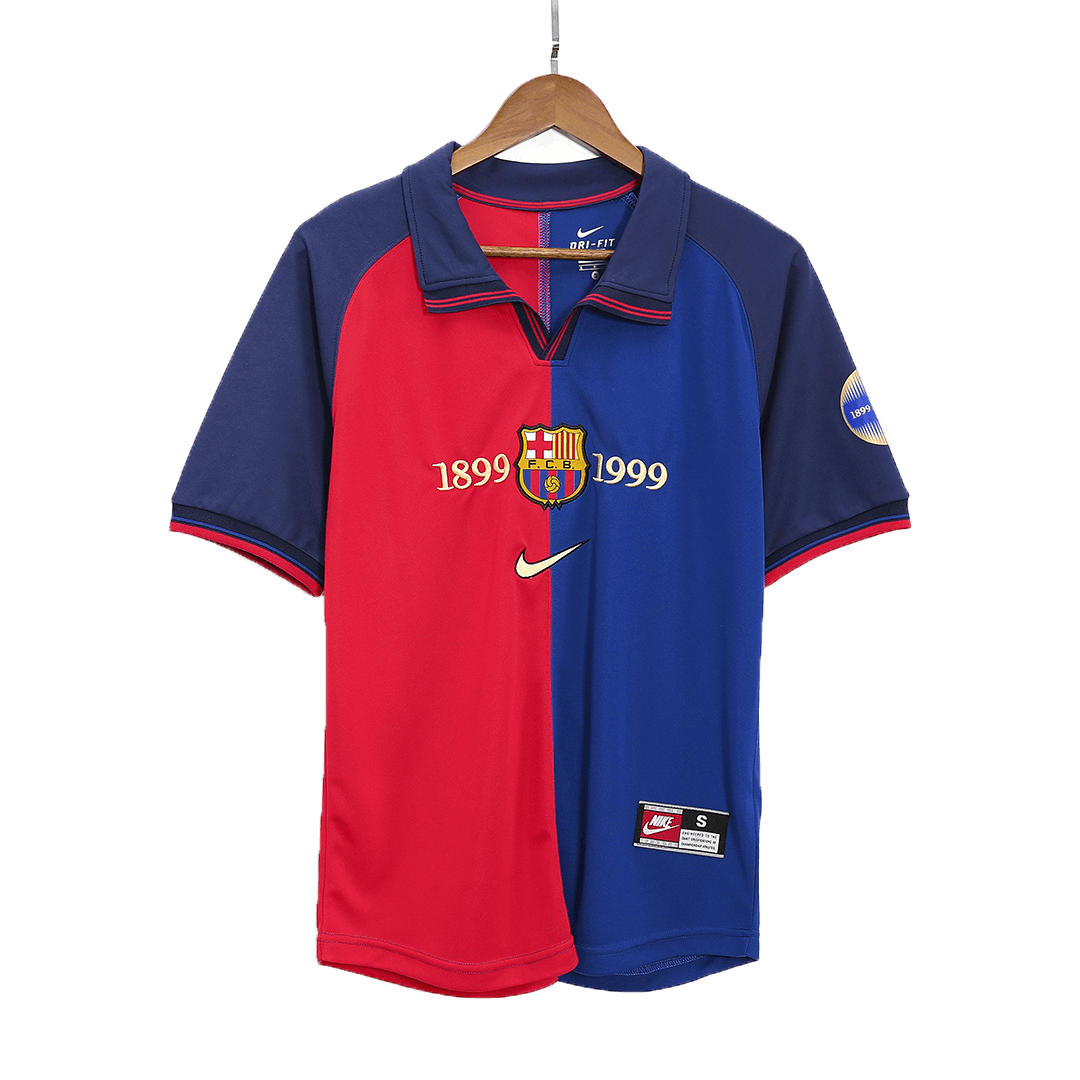 Maillot de foot domicile rétro FC Barcelone 1999/00 Homme GUARDIOLA #4