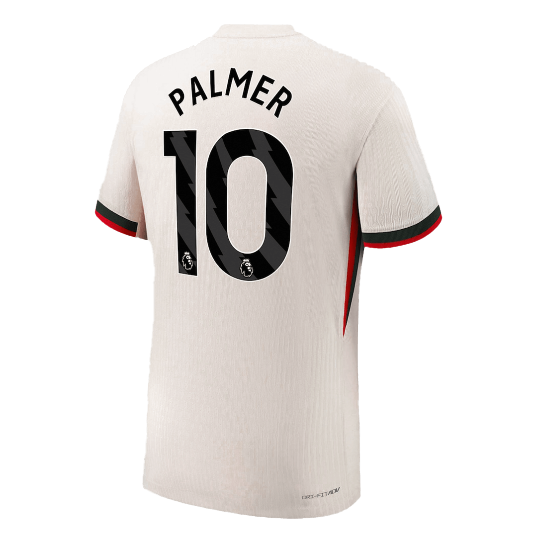 Maillot de football extérieur PALMER #10 Chelsea 2025/26 version joueur pour homme - Coupe ajustée