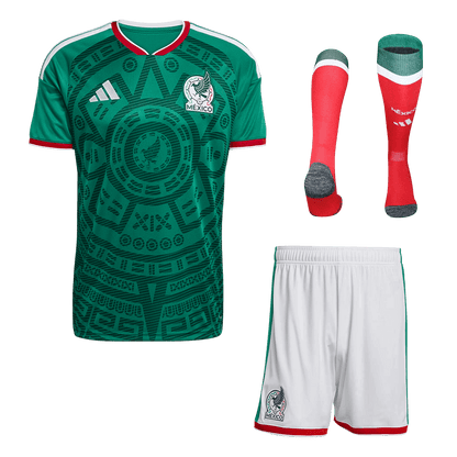 Ensemble complet maillot de foot domicile Mexique Coupe du Monde 2026 homme [PREMIUM]