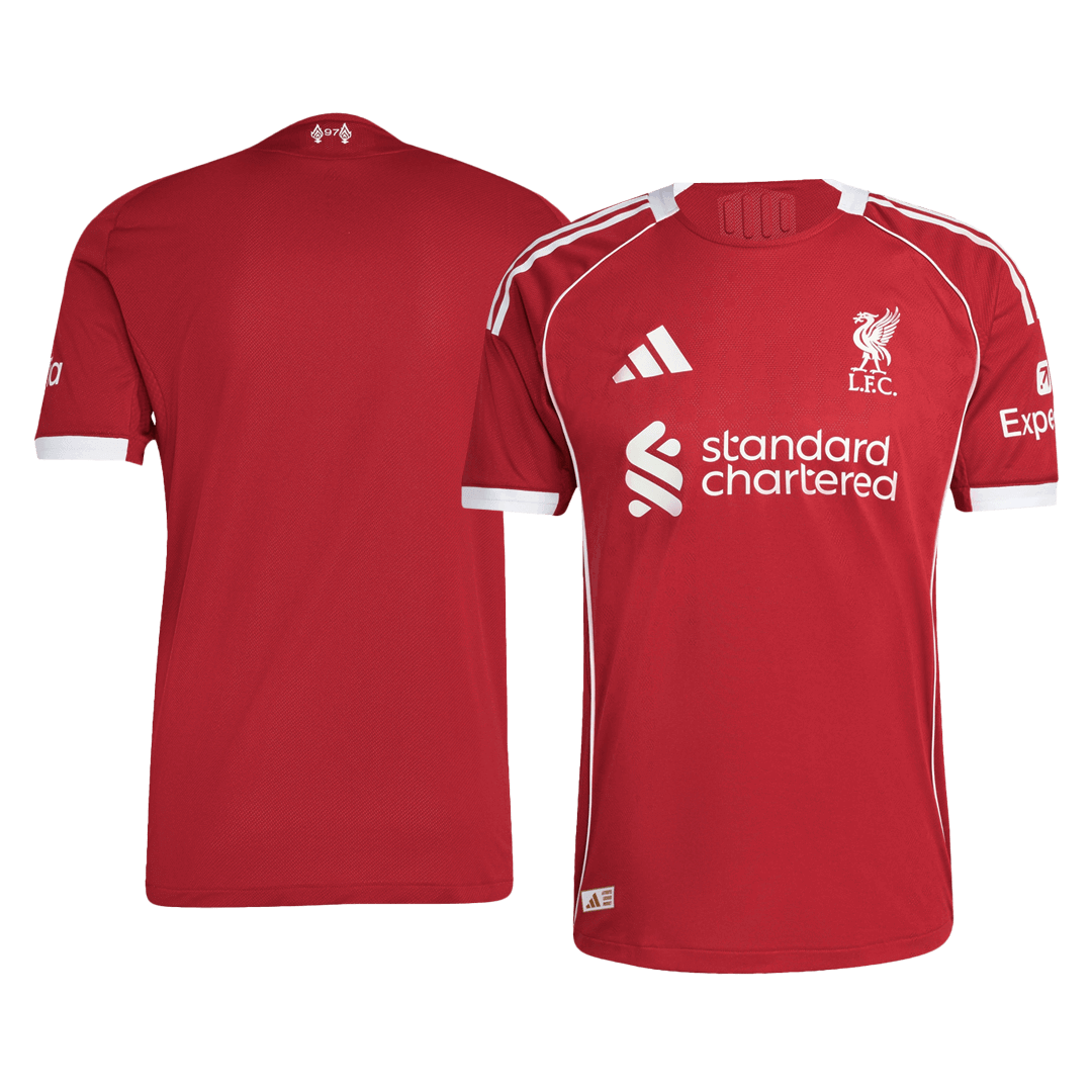 Maillot de foot domicile Liverpool 2025/26 pour homme version joueur - Coupe ajustée