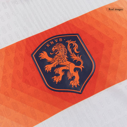 F.DE JONG #21 Men's Netherlands World Cup 2026 Player Version Away Soccer Jersey - Slim Fit