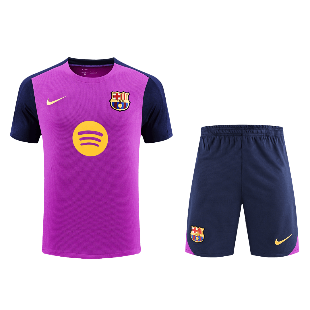 Kit Maillot de football d'entraînement homme Barça 2025/26