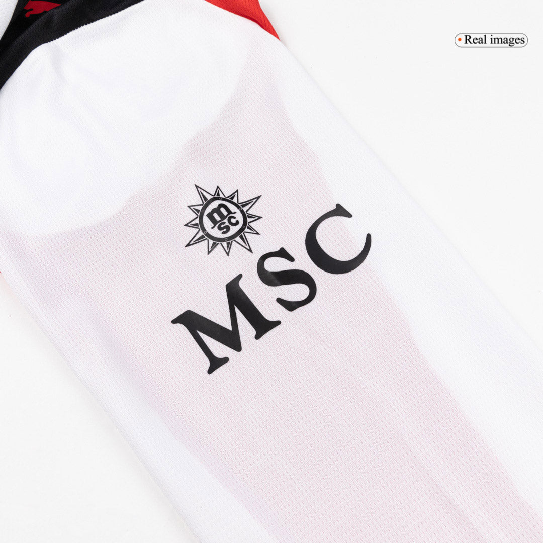 Maillot de football manches longues extérieur AC Milan 2025/26 pour homme