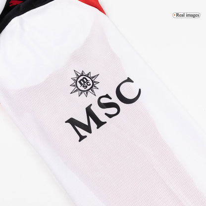 Maillot de football manches longues extérieur AC Milan 2025/26 pour homme