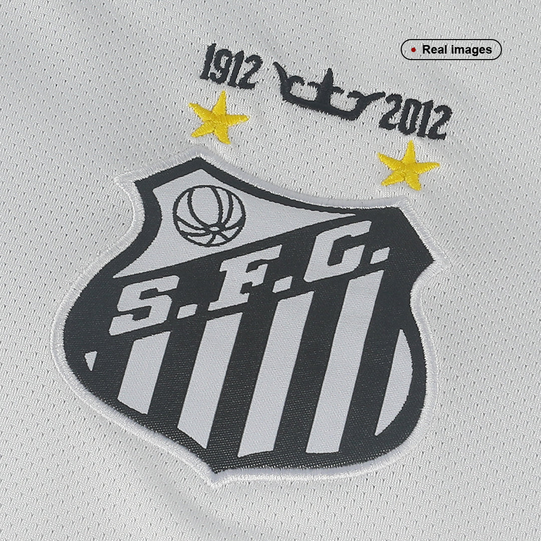 Maillot de football domicile Santos FC 2012 rétro pour homme NEYMAR JR #11