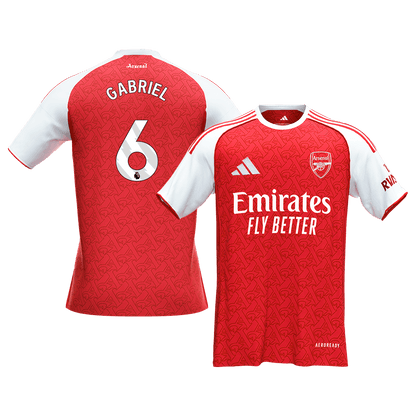 GABRIEL #6 Men's Arsenal 2025/26 Home Soccer Jersey [PREMIUM]