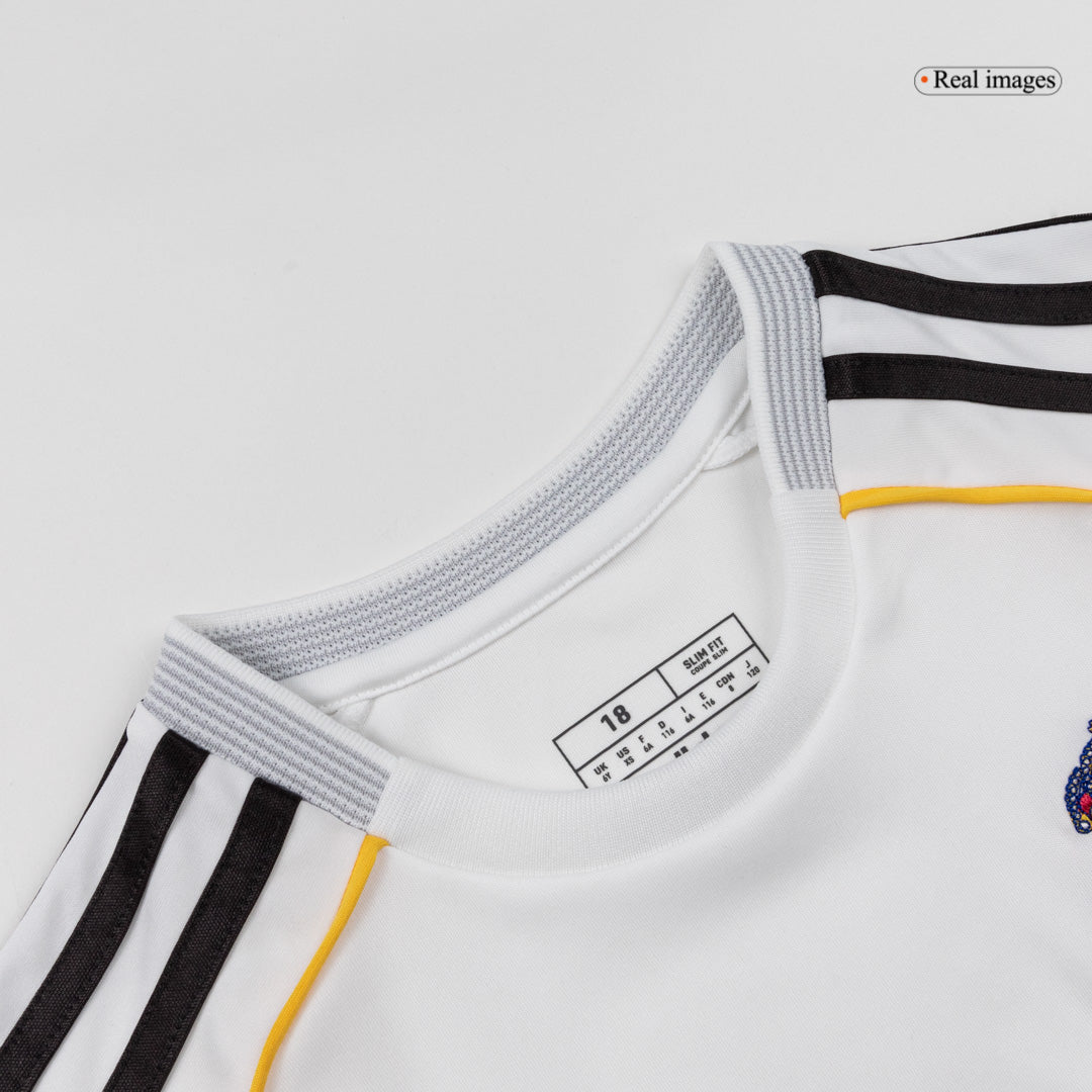 Maillot de football domicile Real Madrid 2025/26 pour enfant [PREMIUM]