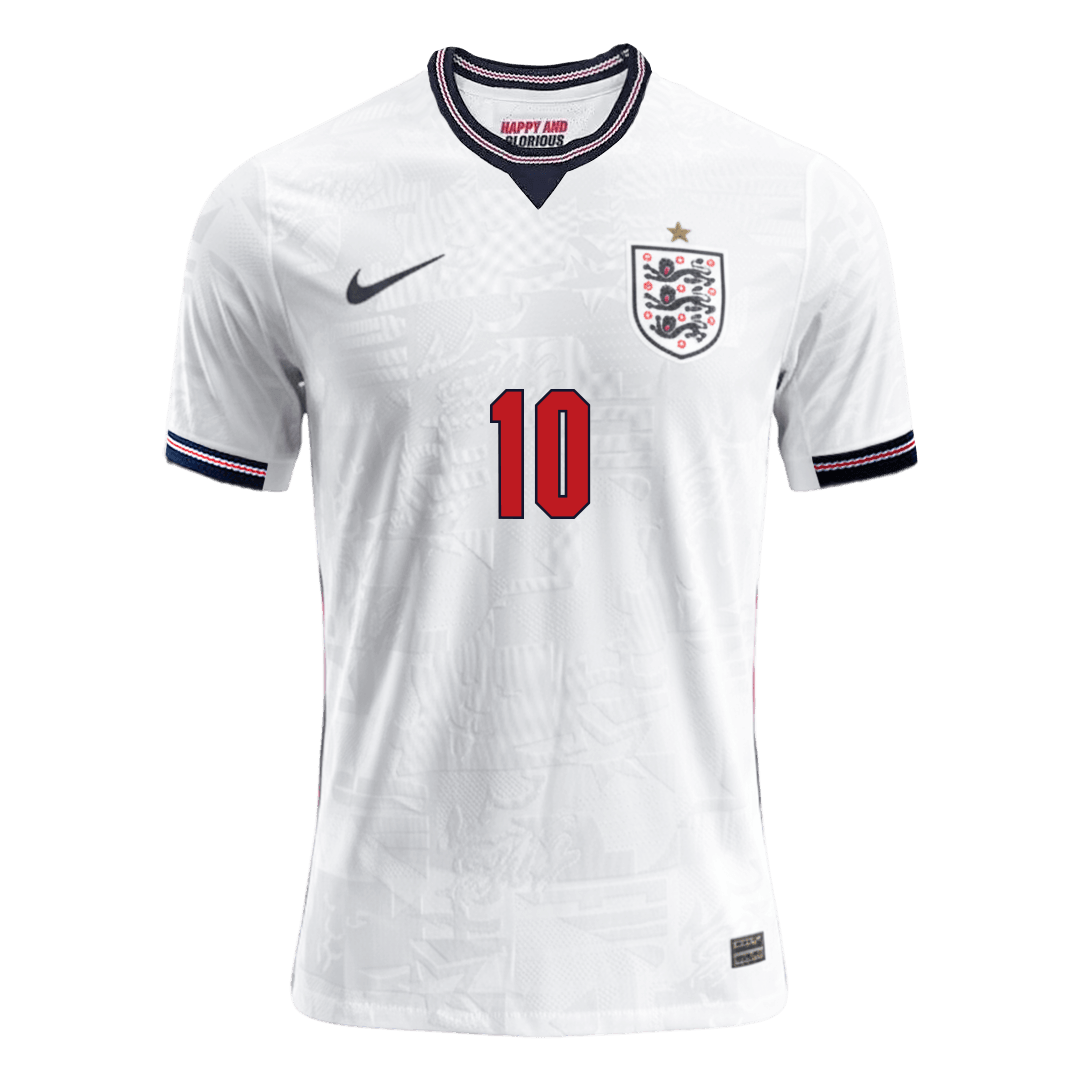 BELLINGHAM #10 Men's England World Cup 2026 Player Version Home Soccer Jersey - Slim Fit