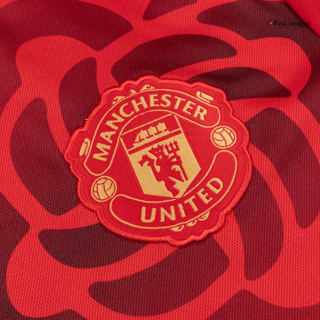 Maillot de foot à manches longues Manchester United 2025/26 pour homme