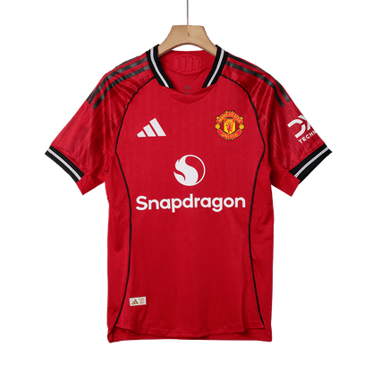 Maillot de football domicile Manchester United 2025/26 pour homme - Version joueur - Coupe ajustée