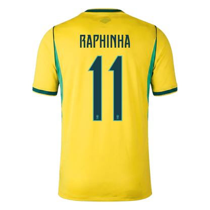 RAPHINHA #11 Men's Brazil World Cup 2026 Home Soccer Jersey