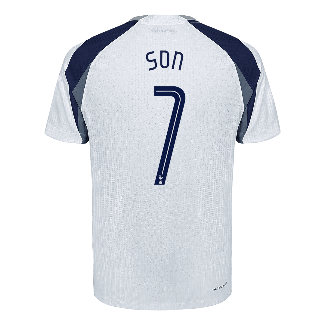 SON #7 Maillot de football domicile Tottenham Hotspur LDC 2025/26 - Version Joueur - Coupe Slim pour homme