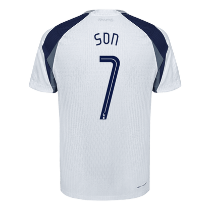 SON #7 Maillot de football domicile Tottenham Hotspur LDC 2025/26 - Version Joueur - Coupe Slim pour homme