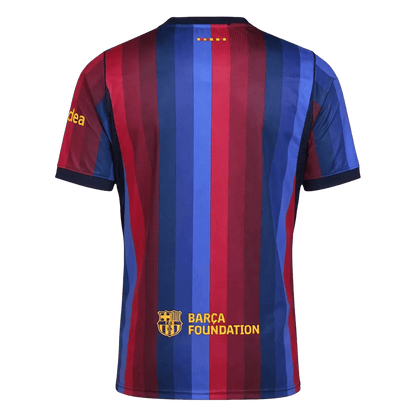 Men's Barcelona 2026/27 Player Version Home Soccer Jersey - Slim Fit