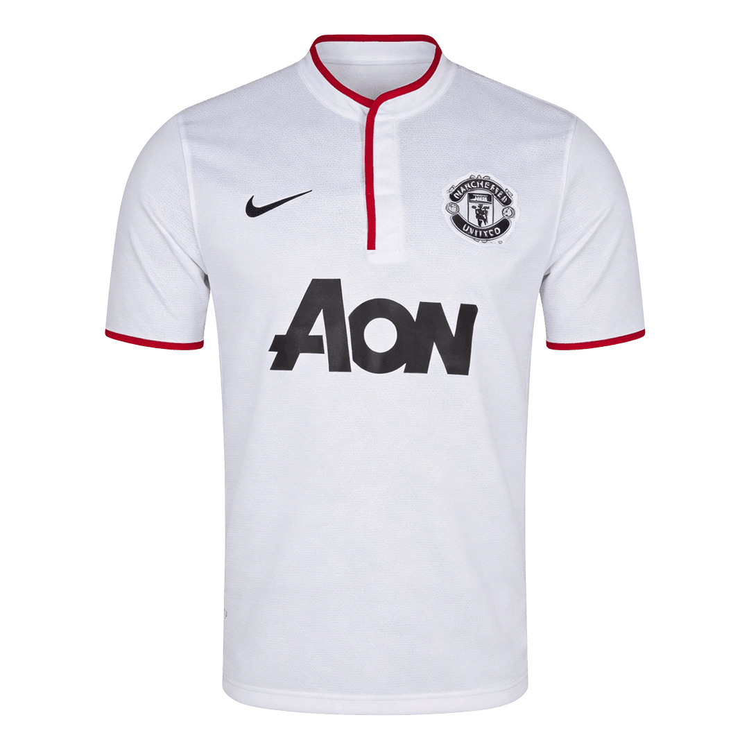 Maillot de football rétro extérieur Manchester United 2013/14 pour homme