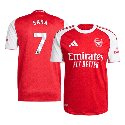 Maillot de football domicile Homme Arsenal 2025/26 - Version joueur SAKA #7 - Coupe ajustée
