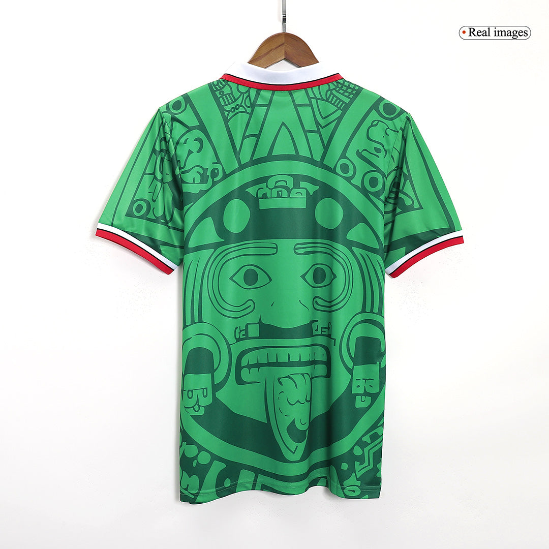 Maillot de football domicile rétro Mexique 1998 pour homme