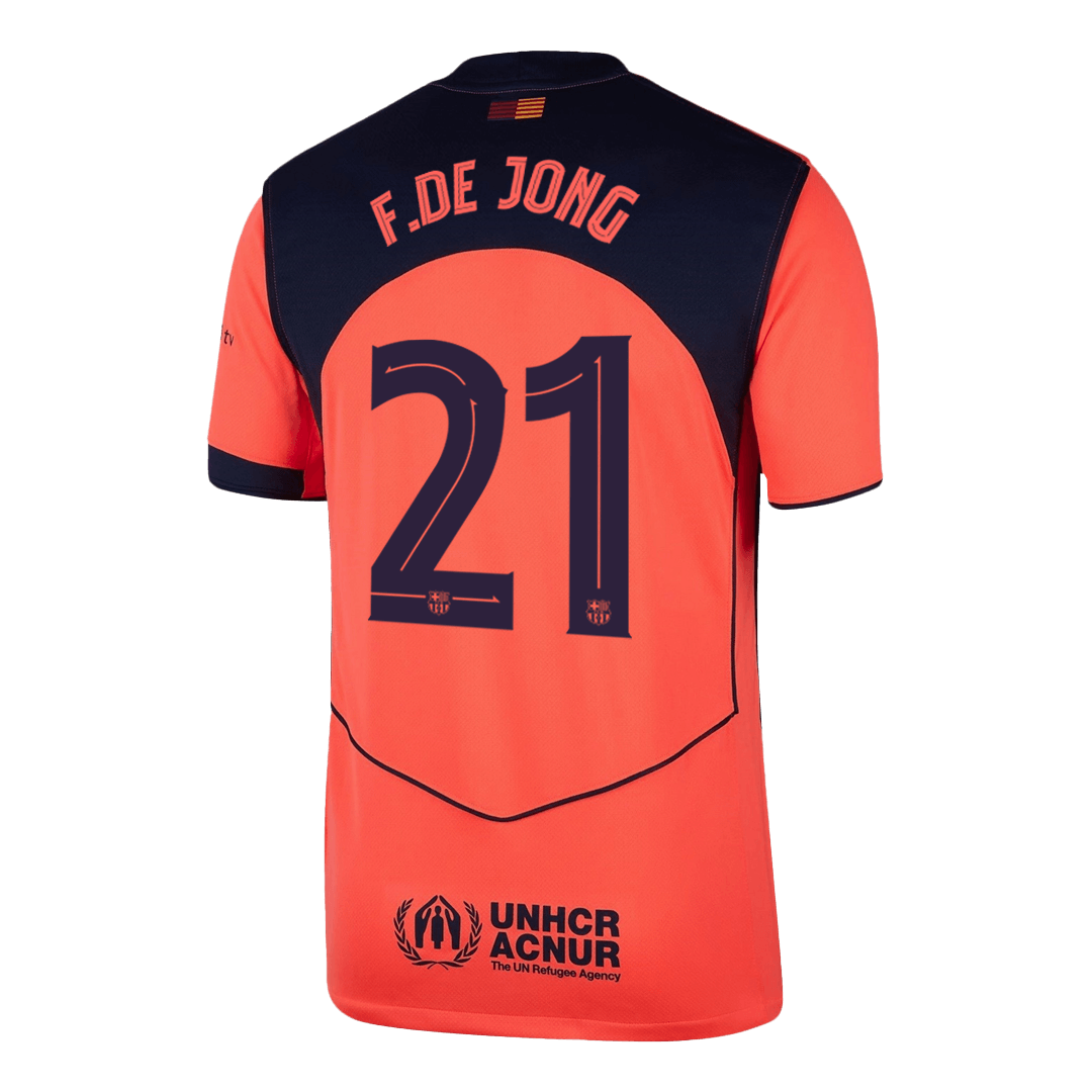 Maillot de foot extérieur third F.DE JONG #21 Homme Barcelone LDC 2025/26