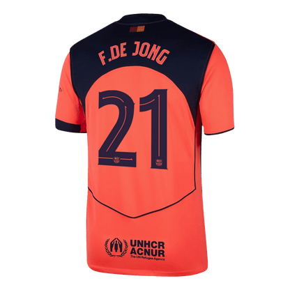 Maillot de foot extérieur third F.DE JONG #21 Homme Barcelone LDC 2025/26