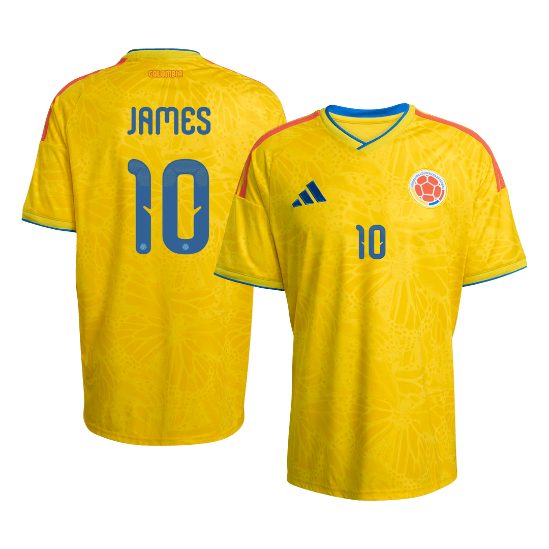 JAMES #10 Maillot de Foot Domicile Homme Colombie Coupe du Monde 2026